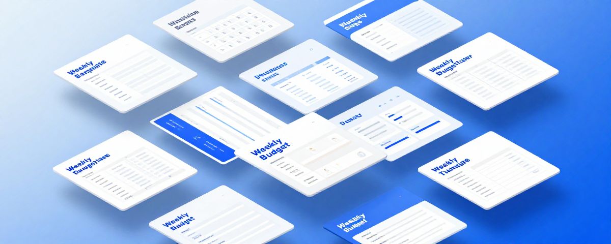AI Document Generator - Create custom weekly budget